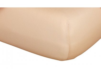 Jersey prostěradlo medové