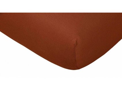 Jersey prostěradlo nugát