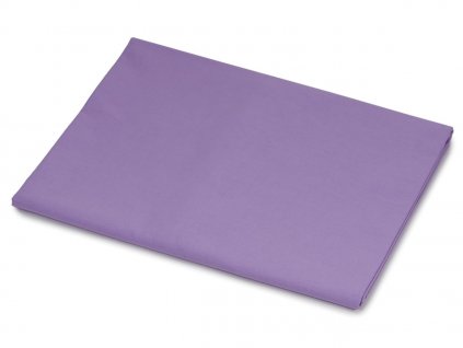 fialové plátěné prostěradlo ze 100% bavlny