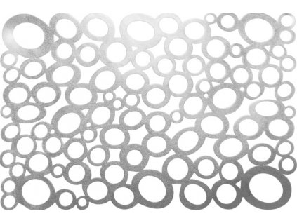 7604 prostirani negra obdelnik 30x45cm stribrne