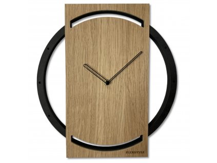 Nástěnné hodiny Wood Oak 2 Přírodní