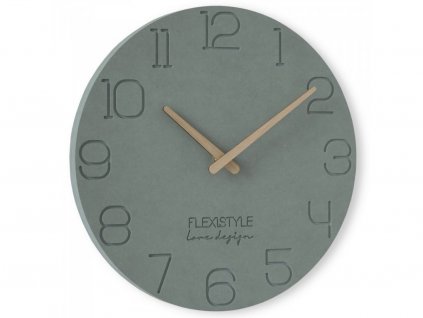 8933 3 nastenne hodiny eko kulate 6 30cm sede