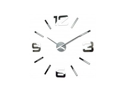 8978 nastenne hodiny diy admirable 100 130cm zrcadlove