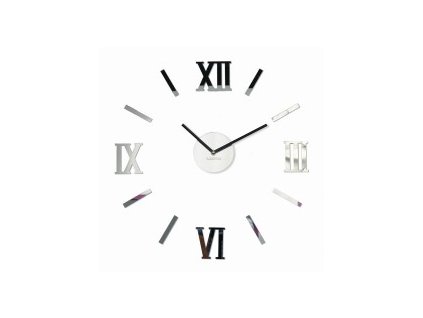 Nástěnné hodiny  DIY Admirable3 50-75cm lustro