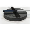 10376 5 velke nastenne hodiny eko stick cerne 100 130cm