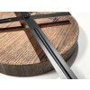 Drewniany zegar scienny debowy EKO 75cm brazowy zoom4