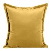 Samentový povlak na polštář VELVET RIA 45x45 Žlutý