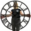 11619 velke nastenne hodiny loft grande 80cm antracit