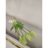 Umělá kytice tulipánů světle zelená