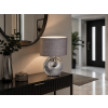 Keramická lampa DINA stříbrná