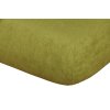 prostěradlo froté  olivové