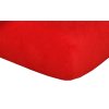 Jersey prostěradlo červené