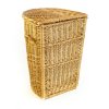 Koš na prádlo proutěný Půlkulatý 50x45x65 cm Přírodní