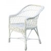 křeslo proutěné bílé