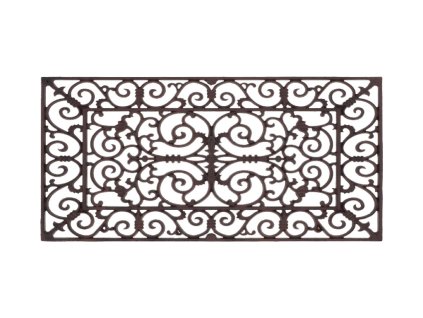 Rohožka litinová obdélníková, ornament, V|Esschert Design