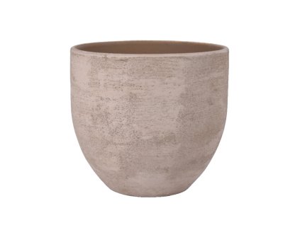 Obal na květináč keramický LISABON, pr.20x18cm, kamel|CAMEL