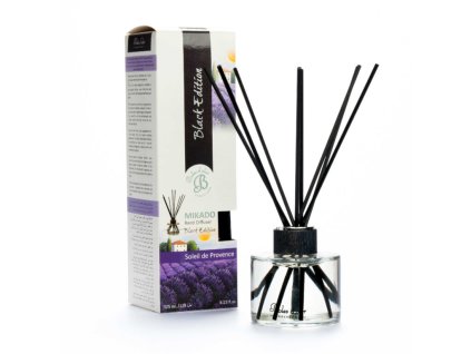 Difuzér MIKADO (Black Edition) 125 ml. Soleil de Provence|Boles D´olor