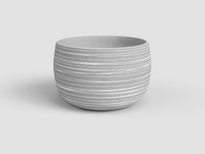 Květináč DÓRIS, 25cm, keramika, šedá|GREY|Artevasi