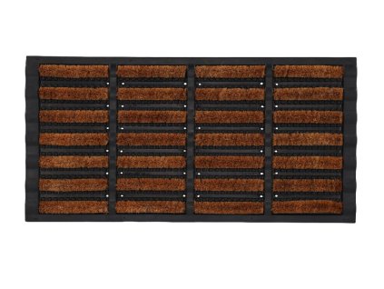 Rohožka dělená s gumou a kokosovými štětinami, 60x40x3cm|Esschert Design