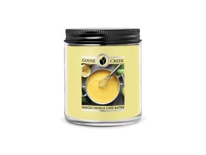 Svíčka s 1-knotem 0,2 KG LEMON VANILLA CAKE BATTER|GOOSE CREEK