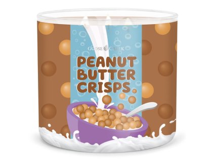 Svíčka CEREAL COLLECTION 0,41 KG PEANUT BUTTER CRISPS, 3 knoty|GOOSE CREEK