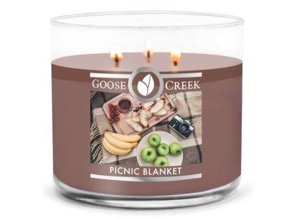 Svíčka 0,41 KG PICNIC BLANKET, aromatická v dóze, 3 knoty|GOOSE CREEK