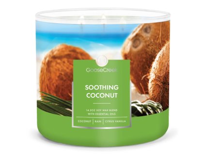 Svíčka 0,41 KG SOOTHING COCONUT, aromatická v dóze, 3 knoty|GOOSE CREEK