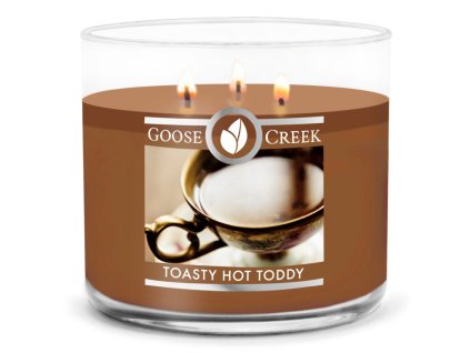 Svíčka 0,41 KG TOASTY HOT TODDY, aromatická v dóze, 3 knoty|GOOSE CREEK