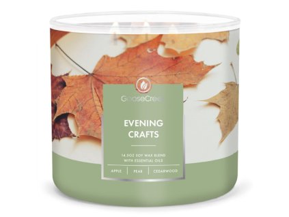 Svíčka 0,41 KG EVENING CRAFTS, aromatická v dóze, 3 knoty|GOOSE CREEK