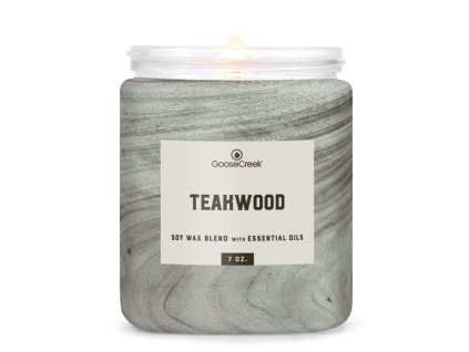 Svíčka s 1-knotem 0,2 KG TEAKWOOD, aromatická v dóze KP|GOOSE CREEK