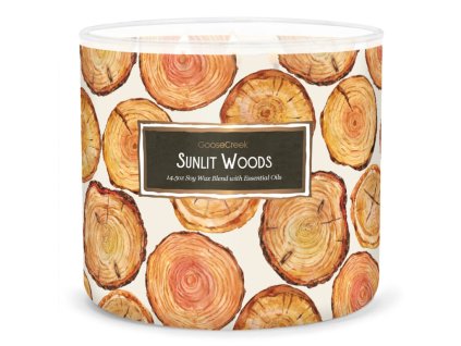 Svíčka 0,41 KG SUNLIT WOODS, aromatická v dóze, 3 knoty|GOOSE CREEK