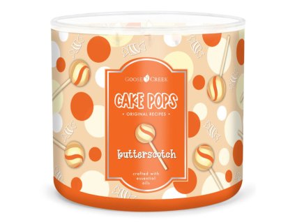 Svíčka CAKE POP 0,41 KG BUTTERSCOTCH CAKE POP, 3 knoty|GOOSE CREEK