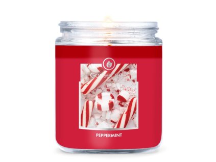 Svíčka s 1-knotem 0,2 KG PEPPERMINT, aromatická v dóze KP|GOOSE CREEK
