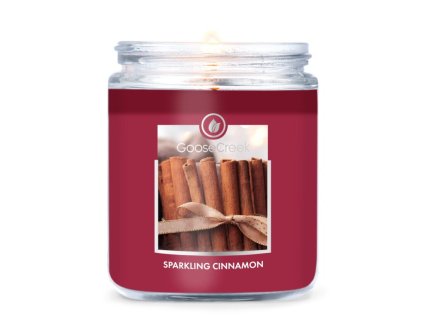 Svíčka s 1-knotem 0,2 KG SPARKLING CINNAMON, aromatická v dóze KP|GOOSE CREEK