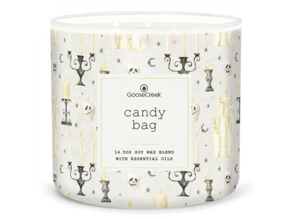 Svíčka HALLOWEEN 0,41 KG CANDY BAG, aromatická v dóze, 3 knoty|GOOSE CREEK