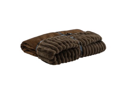 Pléd|deka LUX CAPRI 180x135cm, choco/venetia|Madison