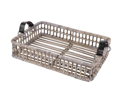 Podnos, OPEN RATTAN 50x35x11cm