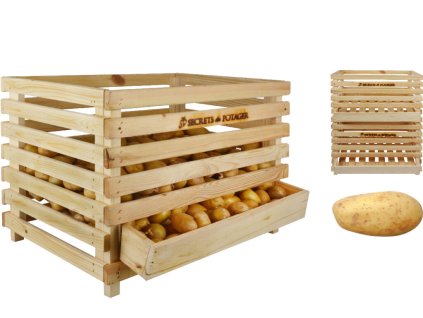 Bedýnka dřevěná na brambory|Esschert Design