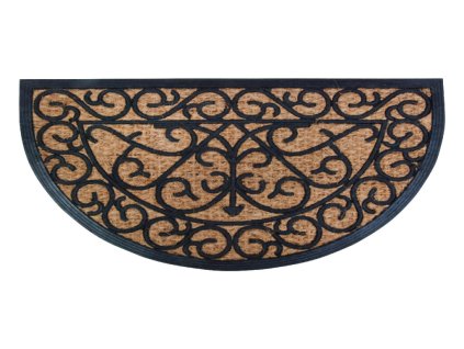Gumová rohožka půlkulatá s kokosovým vláknem|Esschert Design