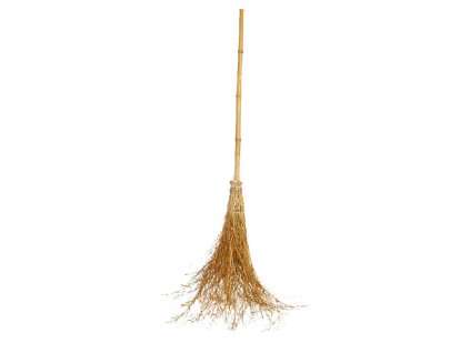 Koště BAMBUS, čarodějnické, 228cm|Esschert Design