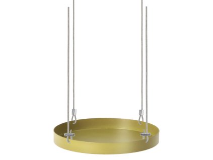 Závěs na květiny okenní pr.14cm, zlatá|Esschert Design