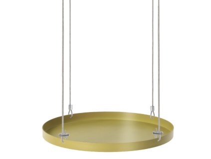Závěs na květiny okenní pr.24cm, zlatá|Esschert Design