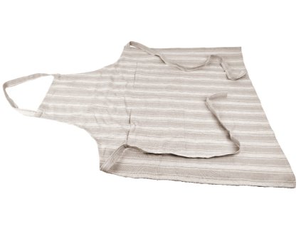 Zástěra Linen Stripe, tmavošedá|Ego dekor