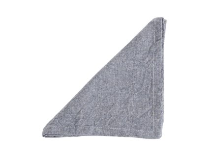 Napkin 40 x 40 cm, set of 2, Sara stonewash indigo blue|Ego dekor