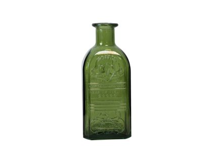 Lahev s korkovým uzávěrem SCOTCH WHISKY 0,9L, zelená|olivová