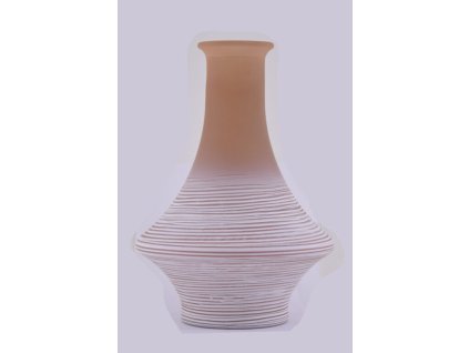 Váza TAJINE, pr.20x28cm, černá mat.
