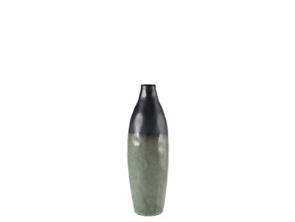 Váza ADMONT, pr. 11,5cm, zelená/šedá|Kaheku