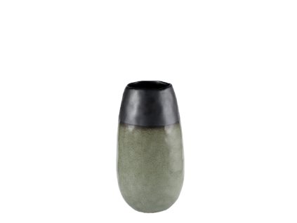 Váza ADMONT, pr. 12cm, zelená/šedá|Kaheku
