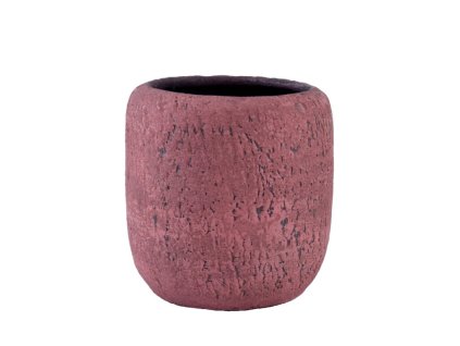 Obal na květináč keramický BELMONTE, pr.18x16cm, růžová|PINK