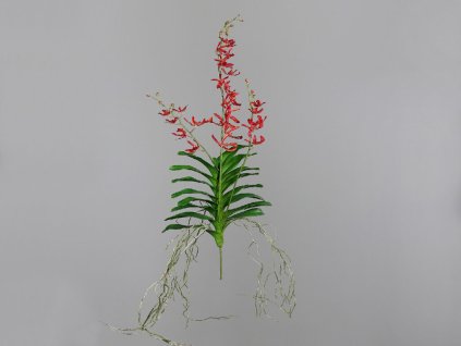 Květina Orchidej, červená, 80cm|DPI